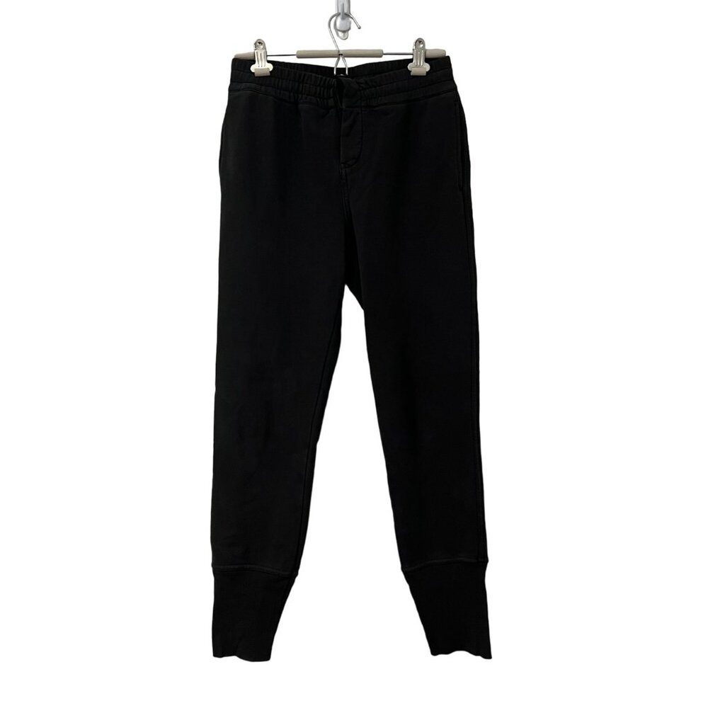 Free People Movement Washed Black Snap Drawstring Sweatpants Size Small